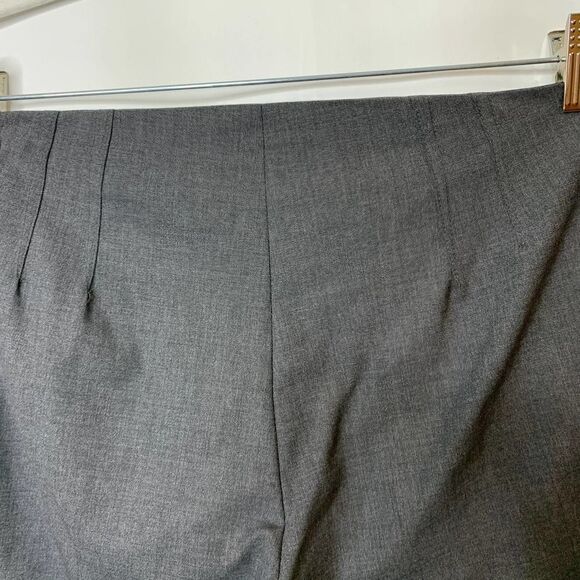Theory Pants Womens Wool Blend Straight Trouser Pant Ladies Size 6 Gray - Picture 5 of 7